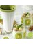 Yeşil Hızlı Dondurulmuş Smoothies Slushy Bardak Ev Yapımı Milkshake Şişesi Dayanıklı Slushie Dondurma Makinesi Sıkma Slushy Quick Maker Bardak (Yurt Dışından) 4