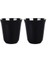 2 Adet Siyah 80ML 80ML160ML 2 Espresso Kupa Seti 304 Paslanmaz Çelik Kahve Fincanları Yalıtımlı Çift Duvar Bulaşık Makinesinde Yıkanabilir Küçük Kapasiteli Yalıtım (Yurt Dışından) 2