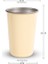 Büyük Bej 230-500ML 230/350/500ML Paslanmaz Çelik Bira Bardakları Ev Ofis Metal Su Içecekleri Kahve Tumbler Çay Süt Kupaları Mutfak Drinkware (Yurt Dışından) 1