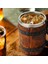 008 Viking Ahşap Tarzı Bira Kupası Simülasyon Ahşap Varil Bira Bardağı Çift Duvar Içme Kupa Metal Yalıtımlı 1 Adet Bar Içme Кружка (Yurt Dışından) 5