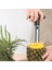 Siyah Inanılmaz Paslanmaz Çelik Ananas Kesici Ananas Oyacağı Dilimleme Aracı Ananas Oyacağı ve Dilimleme Aracı Uygun Meyve Kesici (Yurt Dışından) 5