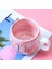 U0221PEMBE Flamingo Kahve Kupaları Seramik Kupa Seyahat Fincan Sevimli Kedi Ayağı Ins 72*85MM 350 ml (Yurt Dışından) 3