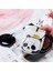 A-4 400 ml Seramik 3D Panda Kahve Kapaklı Kupalar Kaşık Yeni Karikatür Retro Süt Çift Bardak Drinkware Iş Hediyeler Mutfak Bar Malzemeleri (Yurt Dışından) 3
