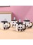A-4 400 ml Seramik 3D Panda Kahve Kapaklı Kupalar Kaşık Yeni Karikatür Retro Süt Çift Bardak Drinkware Iş Hediyeler Mutfak Bar Malzemeleri (Yurt Dışından) 5
