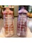 Fırça-Rastgele 1 Adet 800-2000 ml 2 Litre Spor Su Şişesi Samanlı Erkek Kadın Spor Su Şişesi Açık Soğuk Su Bottlesc Zaman Işaretleyici ile Drinkware Yeni (Yurt Dışından) 2
