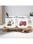 XH042-A015 360 ml Karikatür Araba Baskı Emaye Kahve Çay Kupaları Itfaiye Kamyonu Bardak Ev Partisi Içecek Suyu Bardak Kardeş Ev Su Kupa Drinkware (Yurt Dışından) 4