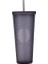 Açık Gri Mat 00 710ML 700ML 24OZ Çivili Bardak Bardak Çift Duvar Plastik Siyah Altın Yağ Kaygan Degrade Pembe Bling Çivili Pipetli Bardak (Yurt Dışından) 1