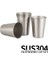 350ML-4CUPS Açık 304 Paslanmaz Çelik Bardak Seti Büyük Kamp Bardak Piknik Yürüyüş Taşınabilir Bira Kahve Çay Likör Bar Ev (Yurt Dışından) 4