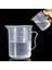 M-1pc 20ML/30ML/50ML/300ML/500ML/1000ML Şeffaf Plastik Mezun Ölçüm Kabı Pişirme Kabı Sıvı Ölçü Sürahi Bardak Konteyner (Yurt Dışından) 4