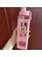 Pembe 1 700ML Ayı Pastel Su Şişesi 3D Etiketli 700ML/900ML Plastik Seyahat Çay Suyu Süt Taşınabilir Sevimli Shaker Içme Şişesi Hediye (Yurt Dışından) 1