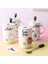 A7 380 ml Sanrio Hello Kitty Sevimli Karikatür Tiki Seramik Kupa Kahve Fincanı Kapaklı Taşımak Kaşık Kahvaltı Süt Kupalar Ev Ofis Için (Yurt Dışından) 5