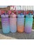 Yeşil 2.0l 2 Litre Su Şişesi Motivasyon Içme Suyu Şişesi Spor Su Şişesi Zaman Işaretleyici Çıkartmalar ile Taşınabilir Yeniden Kullanılabilir Plastik Bardaklar (Yurt Dışından) 3