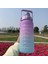 Yeşil 2.0l 2 Litre Su Şişesi Motivasyon Içme Suyu Şişesi Spor Su Şişesi Zaman Işaretleyici Çıkartmalar ile Taşınabilir Yeniden Kullanılabilir Plastik Bardaklar (Yurt Dışından) 5