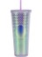 Temizle Degrade D 710ML 700ML 24OZ Çivili Bardak Bardak Çift Duvar Plastik Siyah Altın Yağ Kaygan Degrade Pembe Bling Çivili Pipetli Bardak (Yurt Dışından) 1
