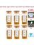 6 Adet-Yuvarlak 6 Adet 4 Oz Cam Baharat Saklama Kavanozları Bambu Kapaklı Mutfak Tuzluk Biber Çeşni Saklama Kabı Ot Baharat Araçları (Yurt Dışından) 1