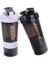 Yeşil 2023 Yaratıcı 3 Katmanlı Shaker Şişe Protein Tozu Milkshake Bardak Spor Spor Su Bardağı 550 ml Su Şişeleri Özelleştirilebilir Logo (Yurt Dışından) 5