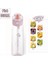650ML-PEMBE 7 Kapsül Gösterildiği Gibi Spor Havalı Su Şişesi Tristan 650ML Başlangıç Seti Aroma Kapsüllü Içme Şişeleri Tatlandırıcı Kokulu 0 Şeker 0 Kalori (Yurt Dışından) 1