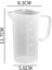 250ML 50/100/150/250/500/1000ML Plastik Ölçekli Ölçüm Kabı Şeffaf Mezun Plastik Ölçü Bardak Reçine Su Sürahisi Dekantör Şişe Ağzı (Yurt Dışından) 1