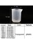 250ML 50/100/150/250/500/1000ML Plastik Ölçekli Ölçüm Kabı Şeffaf Mezun Plastik Ölçü Bardak Reçine Su Sürahisi Dekantör Şişe Ağzı (Yurt Dışından) 4