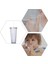 Şeffaf 450 ml Süt Tumbler Saman Bardak Içecekler Kapaklı Bardak Çift Katmanlı Plastik Smoothie Soğuk Içecek Seyahat Kupa Yeniden Kullanılabilir Meyve Bardağı Su Şişesi (Yurt Dışından) 3