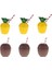 1 Adet Hindistan Cevizi Fincan 1 Adet Moda Ananas Hindistan Cevizi Içme Bardağı Meyve Şekli Suyu Parti Bardakları Hawaii Luau Doğum Günü Yaz Plaj Havuz Partisi Dekor Masası (Yurt Dışından) 3