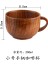 Küçük Saplı Kahve 50-200 ml El Yapımı Doğal Ahşap Büyük Göbek Bardak Japonya Tarzı Süt Su Kulplu Bardak Kahve Bira Çay Kupa Mutfak Bar Drinkware Kupalar (Yurt Dışından) 1