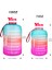 Green-A-Pembe 3.78L 128OZ Quifit 3.78L 2.2l 128/73OZ Pipetli ve Zaman Işaretleyicili Spor Su Şişesi-Bpa Içermeyen Motivasyon Spor Salonu Su Sürahisi Dış Mekan Için Taşınabilir (Yurt Dışından) 2