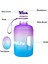 Geeen-Purple 3.78L 128OZ Buildlife 1 Galon Pipetli Su Şişesi Zaman Işaretleyici 3.78L 2.2l 1.3l Bpa Içermeyen Plastik Büyük Kapasiteli Fitness Spor Outdoorjugs (Yurt Dışından) 3
