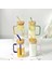 Set B 400ML 400ML Kare Kapaklı ve Pipetli Kupa Tek Renkli Saplı Katmanlı Içecek Bardağı Bardak Soda Buzlu Kahve Süt Kabarcık Çay Su (Yurt Dışından) 2