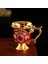 Altın 30 ml Retro Likör Cam Kolu Bardak Metal Zanaat Hediye Ev Dekorasyon Çay Bardağı Kithcen Yemek Odası Sofra Bar Ev Dekor (Yurt Dışından) 4