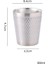 300ML Gümüş 175-550ML Çift Duvar Paslanmaz Çelik Büyük Bira Çay Kupa Çekiç Doku Soğuk Su Içecekleri Kahve Fincanı Kokteyl Bardakları Mutfak Ev Drinkware (Yurt Dışından) 1