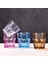 4 Adet Pembe 130 ml 4 Adet Akrilik Renkli Bira Bardağı Bar Sekizgen Bardak Kalınlaşmış Damla Cam Plastik Şarap Bardağı Çay Bardağı Kahvaltı Süt Bardağı Ev Kupa (Yurt Dışından) 3