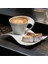 130 ml Yaratıcı Dalgalı Seramik Espresso Fincan Ev Kahvaltı Tatlı Süt Kupa Beyaz Porselen Kahve Fincanı Çift Kupa Hediye Ev Dekor Modern (Yurt Dışından) 2