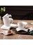130 ml Yaratıcı Dalgalı Seramik Espresso Fincan Ev Kahvaltı Tatlı Süt Kupa Beyaz Porselen Kahve Fincanı Çift Kupa Hediye Ev Dekor Modern (Yurt Dışından) 3