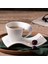 130 ml Yaratıcı Dalgalı Seramik Espresso Fincan Ev Kahvaltı Tatlı Süt Kupa Beyaz Porselen Kahve Fincanı Çift Kupa Hediye Ev Dekor Modern (Yurt Dışından) 4