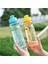 Kırmızı 650ML 650ML Su Bardağı Spor Su Şişesi Çift Su Bardağı Plastik Taşınabilir Su Deposu Anti-Damla Açık Halat Su Şişesi Hediye Kupa (Yurt Dışından) 5