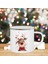 XH037-A015WH-8 360 ml Kardan Adam Baskılı Yaratıcı Noel Partisi Şarap Suyu Bardak Dekor Kahve Çay Içecekler Süt Fincan Emaye Kupalar Kolu Drinkware Xmas Hediye (Yurt Dışından) 1