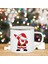 XH037-A015WH-8 360 ml Kardan Adam Baskılı Yaratıcı Noel Partisi Şarap Suyu Bardak Dekor Kahve Çay Içecekler Süt Fincan Emaye Kupalar Kolu Drinkware Xmas Hediye (Yurt Dışından) 3