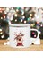 XH037-A015WH-8 360 ml Kardan Adam Baskılı Yaratıcı Noel Partisi Şarap Suyu Bardak Dekor Kahve Çay Içecekler Süt Fincan Emaye Kupalar Kolu Drinkware Xmas Hediye (Yurt Dışından) 5