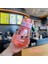 Pembe 400ML Su Şişesi Mini Plastik Yeniden Kullanılabilir Içme Suyu Bardağı Damla Dayanıklı Sızdırmaz Taşınabilir Flip Top Spor Su Şişeleri Halat ile (Yurt Dışından) 1