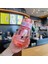 Pembe 400ML Su Şişesi Mini Plastik Yeniden Kullanılabilir Içme Suyu Bardağı Damla Dayanıklı Sızdırmaz Taşınabilir Flip Top Spor Su Şişeleri Halat ile (Yurt Dışından) 4