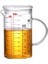 B-1000ML 400/500/600/1000 ml Şeffaf Gözlük Mezun Ölçüm Kapaklı Bardak Süt Su Ölçeği Mikrodalga Aracı Sıvı Ölçü Sürahi Bardak (Yurt Dışından) 1