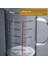 B-1000ML 400/500/600/1000 ml Şeffaf Gözlük Mezun Ölçüm Kapaklı Bardak Süt Su Ölçeği Mikrodalga Aracı Sıvı Ölçü Sürahi Bardak (Yurt Dışından) 3