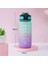 Mavi 600 ml 600 ml Renkli Su Şişesi Motivasyon Içme Suyu Şişesi Zaman Işaretleyici ile Spor Su Şişesi Taşınabilir Yeniden Kullanılabilir Plastik Bardaklar (Yurt Dışından) 4