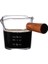 Stil 2 Espresso Shot Bardağı - Espresso Ölçüm Kabı Çift Ağızlı Kahve Sütü Dispenseri Olarak Ahşap Saplı Espresso Aksesuarları (Yurt Dışından) 1