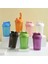 Pembe 400ML 400ML Spor Spor Su Şişesi Moda Basit Shaker Bardak Protein Tozu Beslenme Milkshake Ölçekli Su Bardağı ile Karıştırma Bardağı (Yurt Dışından) 3
