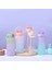 Şeffaf 1500ML 1500ML Samanlı Su Şişesi Kadın Kızlar Büyük Taşınabilir Seyahat Şişeleri Spor Fitness Fincan Yaz Soğuk Su Zaman Ölçeği ile (Yurt Dışından) 2