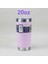 20OZ Buzlu Pembe 3 Logo 30OZ Yetys Paslanmaz Çelik 20OZ Tumbler Manyetik Kapaklı Kahve Kupa Araba Termosu Şişe Su Bardakları Thermocup Termos (Yurt Dışından) 1