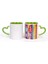 Yellow-2 350 ml Seramik Kupa Dıy Fotoğraf Kalp Şekli Kolu ve Iç Renkler Süt Kahve Fincanı Özelleştirilmiş Resimler Logo Adı Metin Yaratıcı Kesim Hediyeler (Yurt Dışından) 4