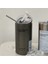 S2 600ML 600ML Çift Duvar Paslanmaz Çelik Kahve Fincanı Kapaklı Pipet Sızdırmaz Termal Kupa Termos Seyahat Araba Yalıtımlı Şişe (Yurt Dışından) 1